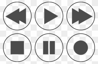 All Photo Png Clipart - Media Player Button Icons Transparent Png