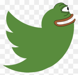 Twitter Pepe Discord Emoji - Twitter Logo Red Png Clipart