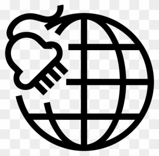Internet - Globe Icon Png Clipart