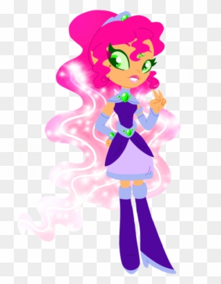 Here Is My Version Of Starfire In Dc Super Hero Girls - Illustration Clipart