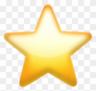 Star Sticker - Emoji Domain Clipart