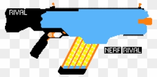 Nerf En Pixel Art Clipart