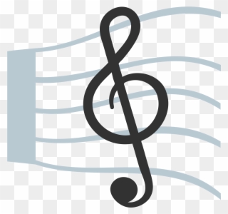 Open - Emoji Notas Musicais Png Clipart