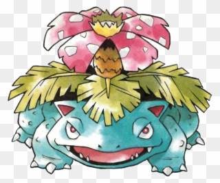 Discover - Venusaur Gen 1 Art Clipart