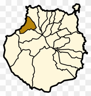 Gran Canaria Map Transparent Clipart