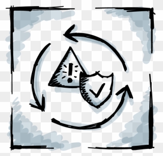 Blue Team Icon - Computer Security Clipart