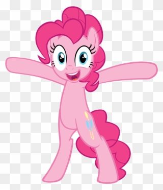 Pinkie Pie Wanna Hug You By Lazy Joe-d52lvr6 - My Little Pony Standing Up Clipart