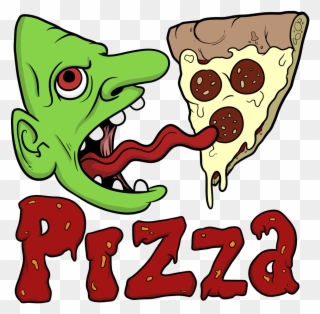 Green Man Licking Pizza Clipart (#3518831) - PinClipart