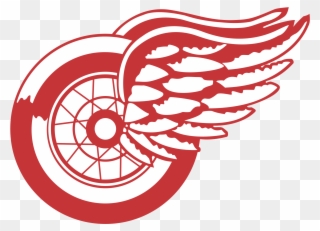 Detroit Red Wings Logo Png Transparent - Detroit Red Wings Logo White Clipart