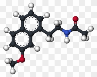 Agomelatine 3d Ball - Molecule Clipart