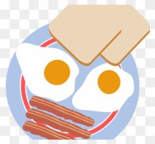 Bacon Clipart Breakfast Egg - Clip Art - Png Download