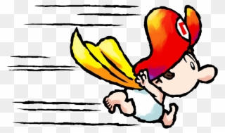 Super Mario Wiki Β - Baby Mario Yoshi's Island Clipart