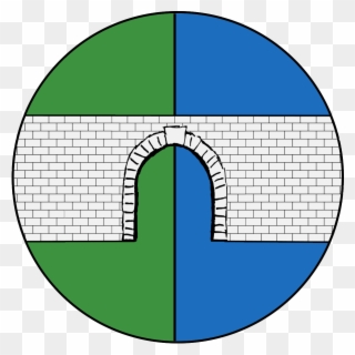 The Actual Badge Would Be Drawn With Larger Brick Spacing, - Circle Clipart