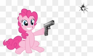 Artist Needed, Bullet Hole, Earth Pony, Female, Fourth - My Little Pony Pinkie Pie Gun Clipart