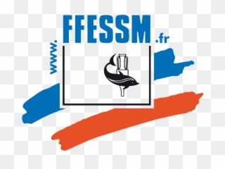 Rectangle À Coins Arrondis Logo Ffessm Fond Transparent - Fédération Française D'études Et De Sports Sous-marins Clipart