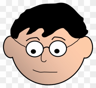 Bridgett In Glasses Clip Art - Clipart Man With Glasses - Png Download
