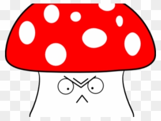 Mushroom Clipart Angry - Nervous Mushroom - Png Download
