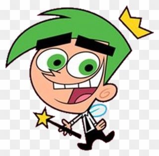 Cosmo Is One Of Timmy's Fairy Godparents, Alongside - Fairly Oddparents Timmy Cosmo Clipart