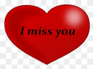 I Miss You Heart - Heart Clipart