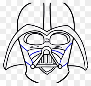 Drawn Darth Vader - Darth Vader Sketch Png Clipart