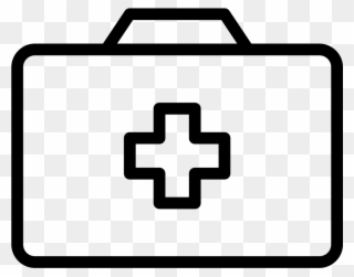 First Aid Kit Outline Clipart
