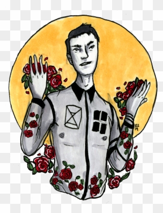Are We Still Into The Rose Shirt - Illustration Clipart