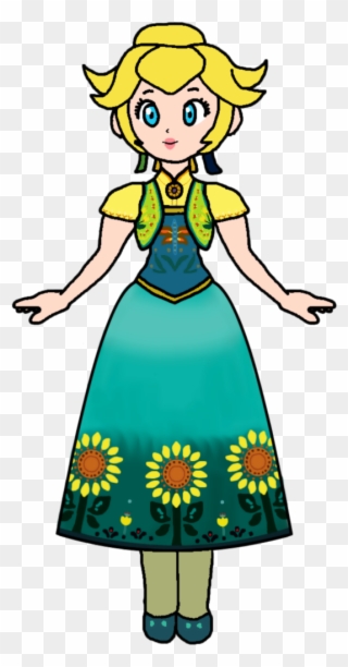 Frozen Fever Clipart At Getdrawings Com Free For - Peach Mario Snow White - Png Download