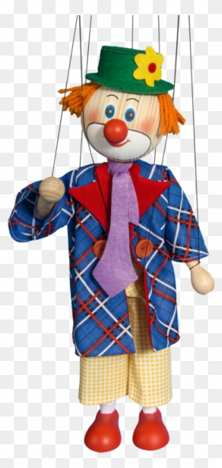 Marionette Clown - Puppet Clipart