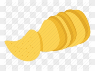 Potato Chips Clipart Snack - Potato Chips Icon Png Transparent Png