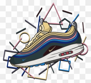 Wotherspoon - - Air Max 1/97 Sean Wotherspoon Clipart