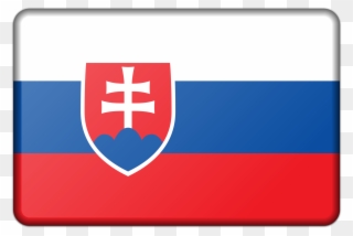 Big Image - Slovakia Flag Map Png Clipart