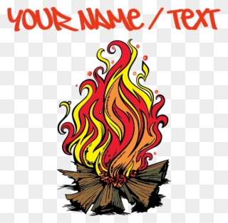Bonfire Drinking Glass - Shower Curtains Clipart