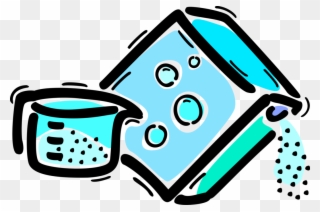 Vector Illustration Of Laundry Detergent Or Washing Clipart