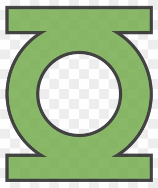 Dc Comics Gl Emblem Men's Heather T-shirt - Green Lantern Superhero Logo Clipart