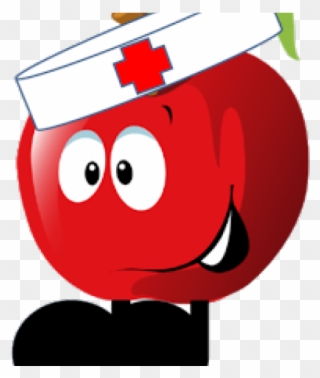 Apple Clipart Doctor - Cartoon Clipart Apple - Png Download