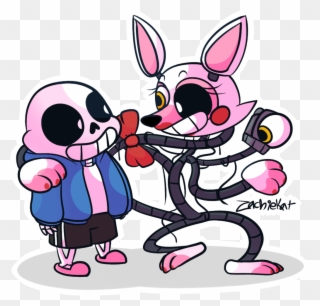 Mangle Fnaf And Sans Undertale Clipart