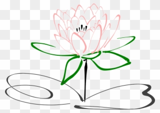 Thumb Image - Lotus Flower Pen Drawing Clipart