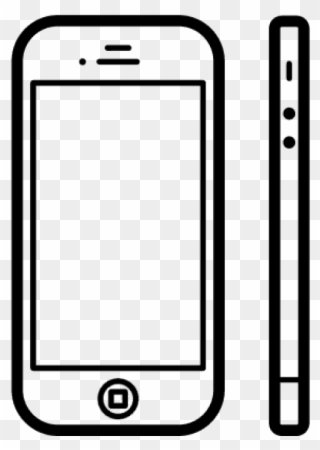 Free Png Download Iphone Side View Vector Png Images - Iphone Icon Side Clipart