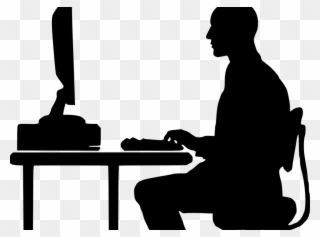 Physical Therapy Near Westbury - Silhouette Programmer Clipart