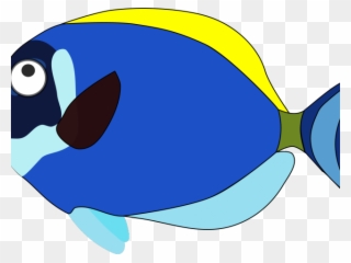 Hurricane Clipart Angry - Blue Fish Pictures Cartoon - Png Download