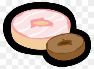 Vector Illustration Of Baked Leavened, Doughnut-shaped - Illustration Clipart
