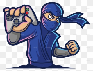 Png/gaming Ninja Logo Color 01 - Ninja Logo Gaming Png Clipart