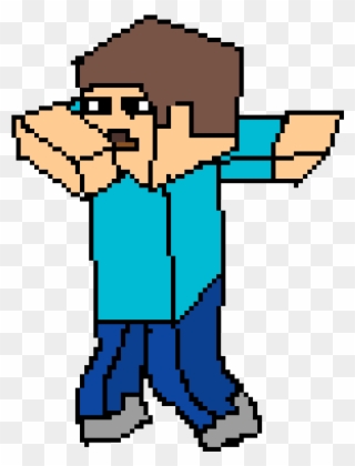 I Tried To Draw Minecraft Steve Dabbing - Mewtwo Clipart (#3539929 ...