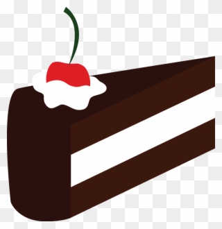 Slice Of Cake Clip Art Black And White Cake Slice Clipart - Cake Slice Vector Png Transparent Png