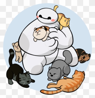 44 Images About Big Hero 6 On We Heart It - Baymax Cats Clipart