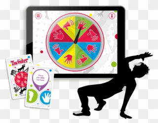 Shuffle Games Followed - Twister Clipart