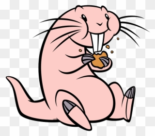 Rufus Eating A Cookie - Rufus Kim Possible Transparent Clipart