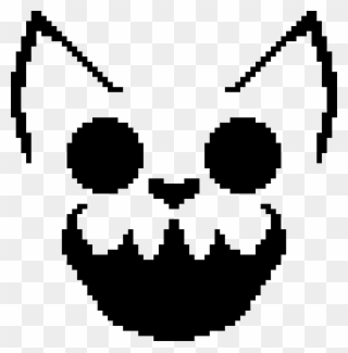Pixel Black Cat Png Marshmello Logo Pixel Art Clipart