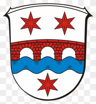 Wappen Hoechst Im Odenwald - Coat Of Arms Castle Clipart
