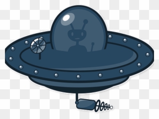 Ufo Clipart Blank Background - Unidentified Flying Object - Png Download